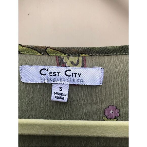 C’est City Size Small (S) Sheer Blouse - Picture 4 of 4